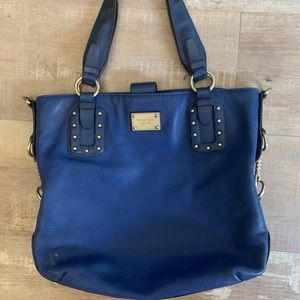 Blue Michael Kors Purse/Bag